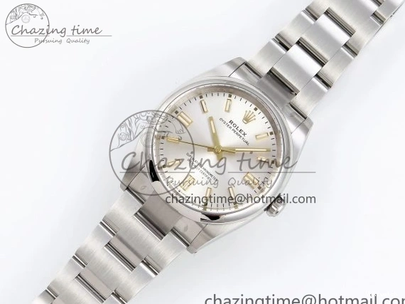 Perpetual Clean 36mm 1:1 Best Oyster Edition VR3230 Steel Silver Dial 126000 Bracelet on SS 904L 0519